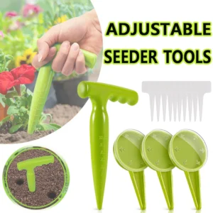 Adjustable Gardening Seed Sower Tool Set 1