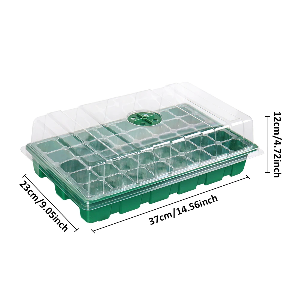 mini greenhouse seed growing tray, 3 pcs seed tray Mini Greenhouse Seed Growing Tray, 3 pcs Seed Tray 4