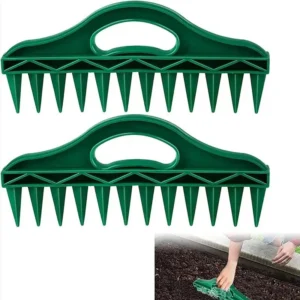 12-Hole Hand Dibbler Garden Seeder Tool for Fast Planting 1