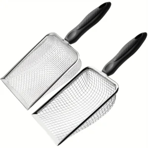 2PCS Garden Soil Sifter with Handle for Compost & Sand 1