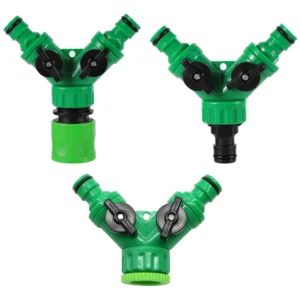2-Way Garden Tap Water Splitter 1/2 1