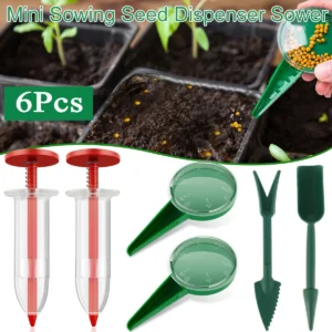 Manual Seed Sower Tool Set, 6Psc 1