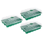 Mini Greenhouse Seed Growing Tray, 3 pcs Seed Tray 1