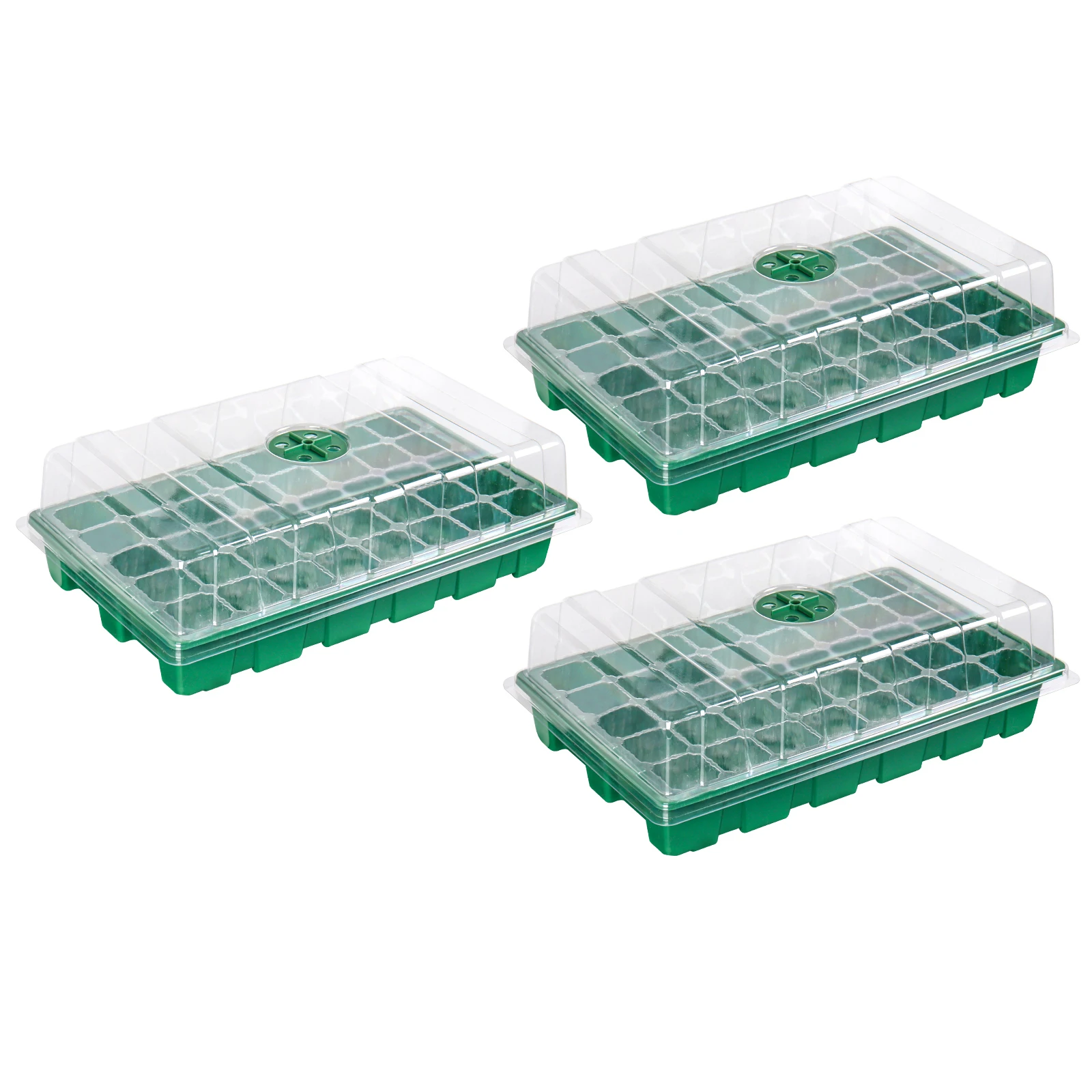 mini greenhouse seed growing tray, 3 pcs seed tray Mini Greenhouse Seed Growing Tray, 3 pcs Seed Tray 1