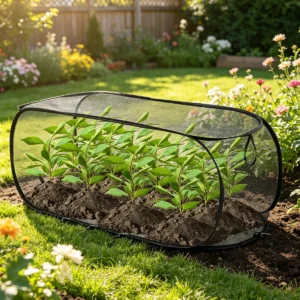 Pop-Up Mesh Plant Cover & Vegetable Protector Tent 1