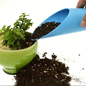 Durable Plastic Bucket Shovel for Succulents and Potted Plants 1