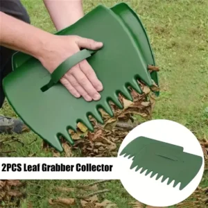 2-Piece Outdoor Leaf Hand Scoops & Garden Cleanup Clips 1