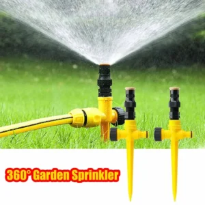 360° Automatic Sprinkler Rotating Garden Lawn Irrigation System Large Area Coverage Water Sprinkler Nozzle Irrigation Supplies 1