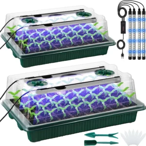 Seed starting kit with grow light 1